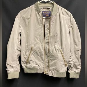 Woolrich bomber jacket, khaki green, size 12